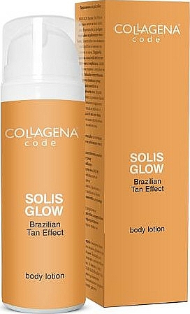 Rozświetlający balsam brązujący do ciała - Collagena Code Solis Glow Brazilian Tan Effect Body Lotion — Zdjęcie N1