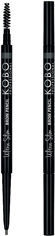 Kredka do brwi ze szczoteczką - Kobo Professional Ultra Slim Brow Pencil — Zdjęcie N1