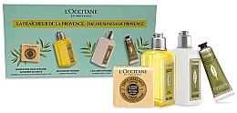 Zestaw - L'Occitane En Provence Verbena Set (sh/gel/70ml + b/milk/70ml + h/cr/30ml + soap/50g) — Zdjęcie N1