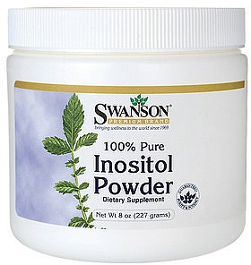 Suplement diety Inozytol w proszku - Swanson 100% Pure Inositol Powder — Zdjęcie N2