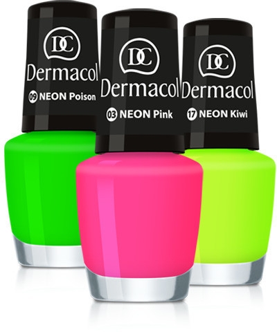 Lakier do paznokci - Dermacol Neon Nail Polish