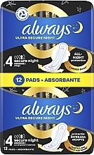 Podpaski na noc, 12 szt. - Always Ultra Secure Night Instant Dry Protection — Zdjęcie N1