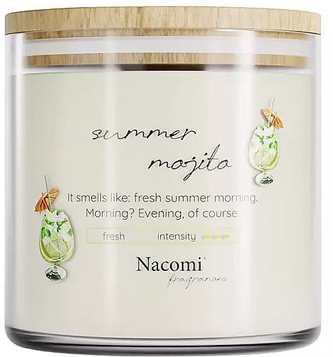 Zapachowa świeca sojowa Summer Mojito - Nacomi Fragrances — Zdjęcie N1