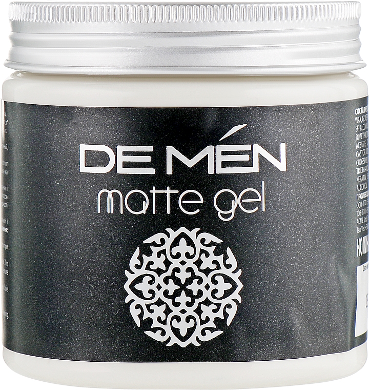 Matowy żel do stylizacji - DeMira Professional DeMen Matte Gel — Zdjęcie N2