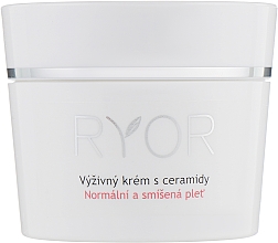 Odżywczy krem z ceramidami do cery normalnej i mieszanej - Ryor Nourishing Cream With Ceramides — Zdjęcie N2