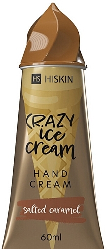 Krem do rąk Salted Caramel - HiSkin Crazy Ice Cream Hand — Zdjęcie N1