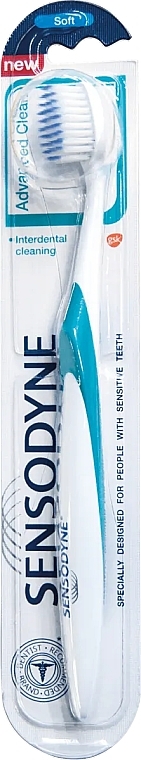 Szczoteczka do zębów wrażliwych, miękka - Sensodyne Advanced Clean Soft Toothbrush — Zdjęcie N1