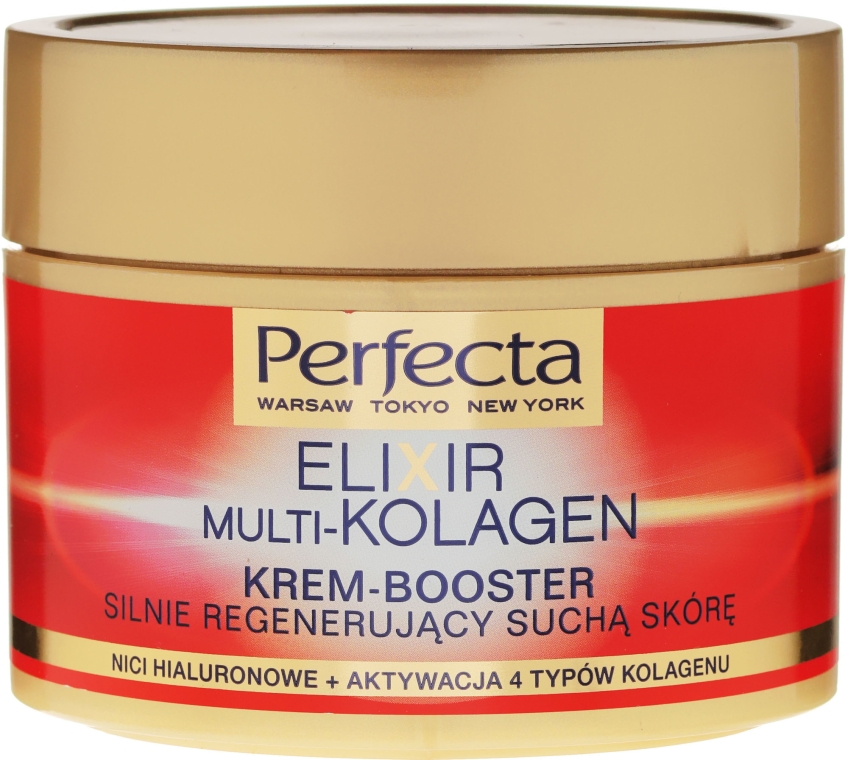Silnie regenerujący krem-booster do ciała do skóry suchej - Perfecta Spa Elixir Multi-Kolagen Body Cream