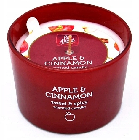 Świeca zapachowa Jabłko i cynamon - Pan Aroma Apple & Cinnamon Scented Candle — Zdjęcie N1