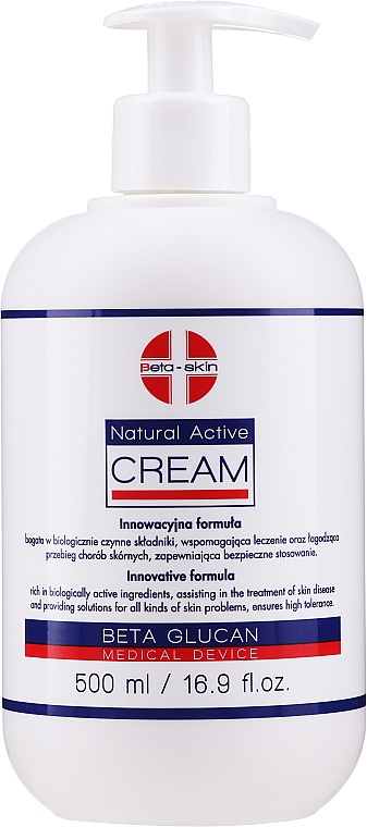 Aktywny krem łagodzący przebieg chorób skórnych - Beta-Skin Natural Active Cream — Zdjęcie N7
