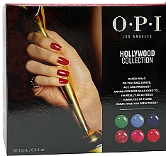 Kup Zestaw - O.P.I Gel Color Hollywood Spring 2021 Add-On Kit #2 (6 x gel/polish 15 ml + removal/wrap + palette)