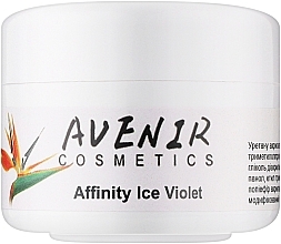 Żel do paznokci lodowy fiolet - Avenir Cosmetics Inffinity Ice Violet Gel — Zdjęcie N1