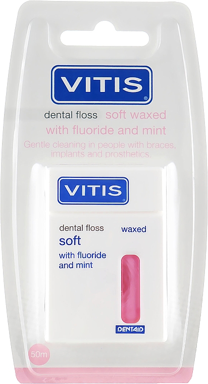 Nić dentystyczna - Dentaid Vitis Soft Waxed Dental Floss — Zdjęcie N1