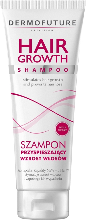 Szampon przyspieszający wzrost włosów i zapobiegający ich wypadaniu - DermoFuture Hair Growth Shampoo — фото N1