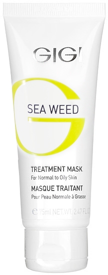 Lecznicza maska do twarzy do skóry normalnej i przetłuszczającej się - Gigi Sea Weed Teatment Mask  — Zdjęcie N1