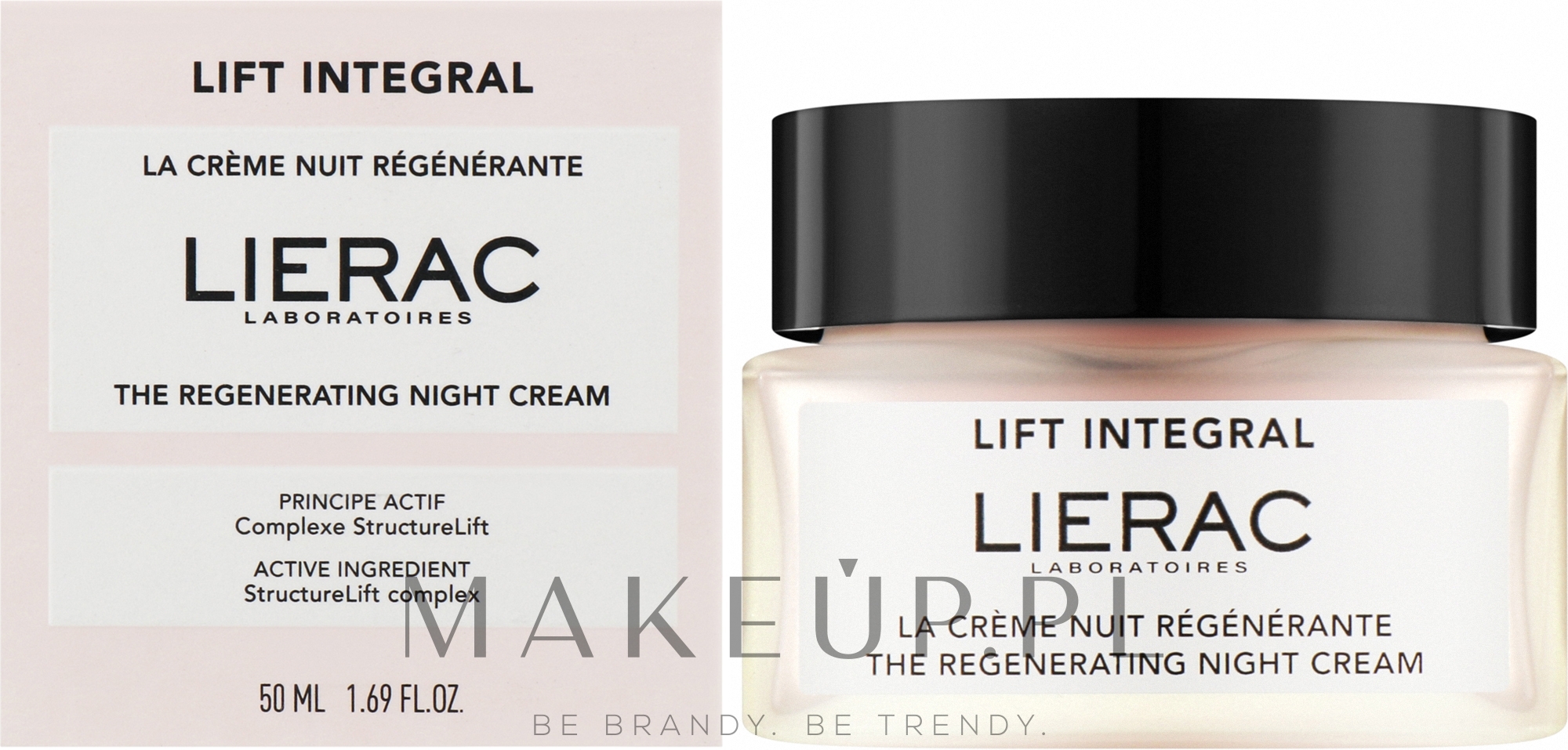 Regenerujący krem ​​do twarzy na noc - Lierac Lift Integral The Regenerating Night Cream — Zdjęcie 50 ml