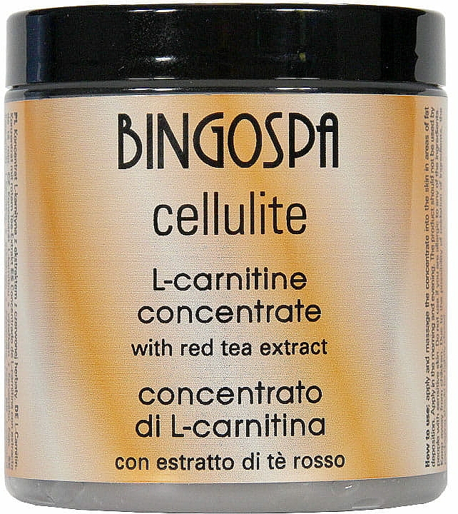 Koncentrat L-karnityna z ekstraktem z czerwonej herbaty - BingoSpa Concentrated L-Carnitine Extract Of Red Tea — Zdjęcie N1