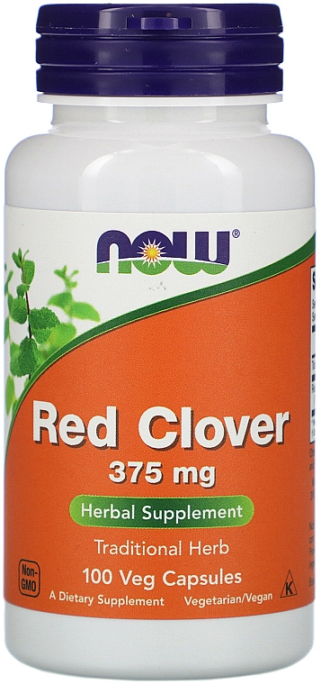 Kapsułki Czerwona koniczyna - Now Foods Red Clover — фото N1