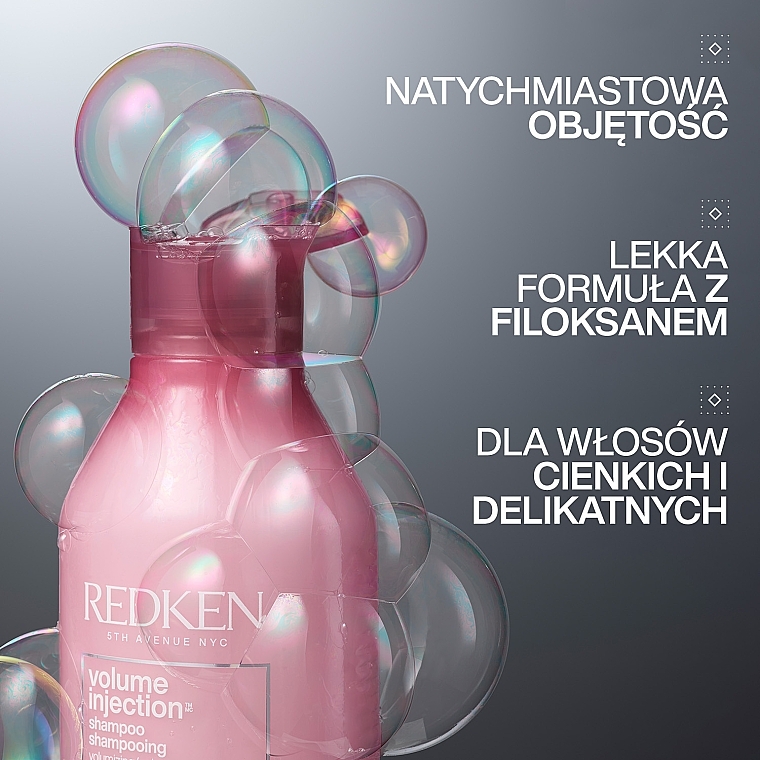 Szampon zwiększający objętość włosów - Redken Volume Injection Shampoo — Zdjęcie N5