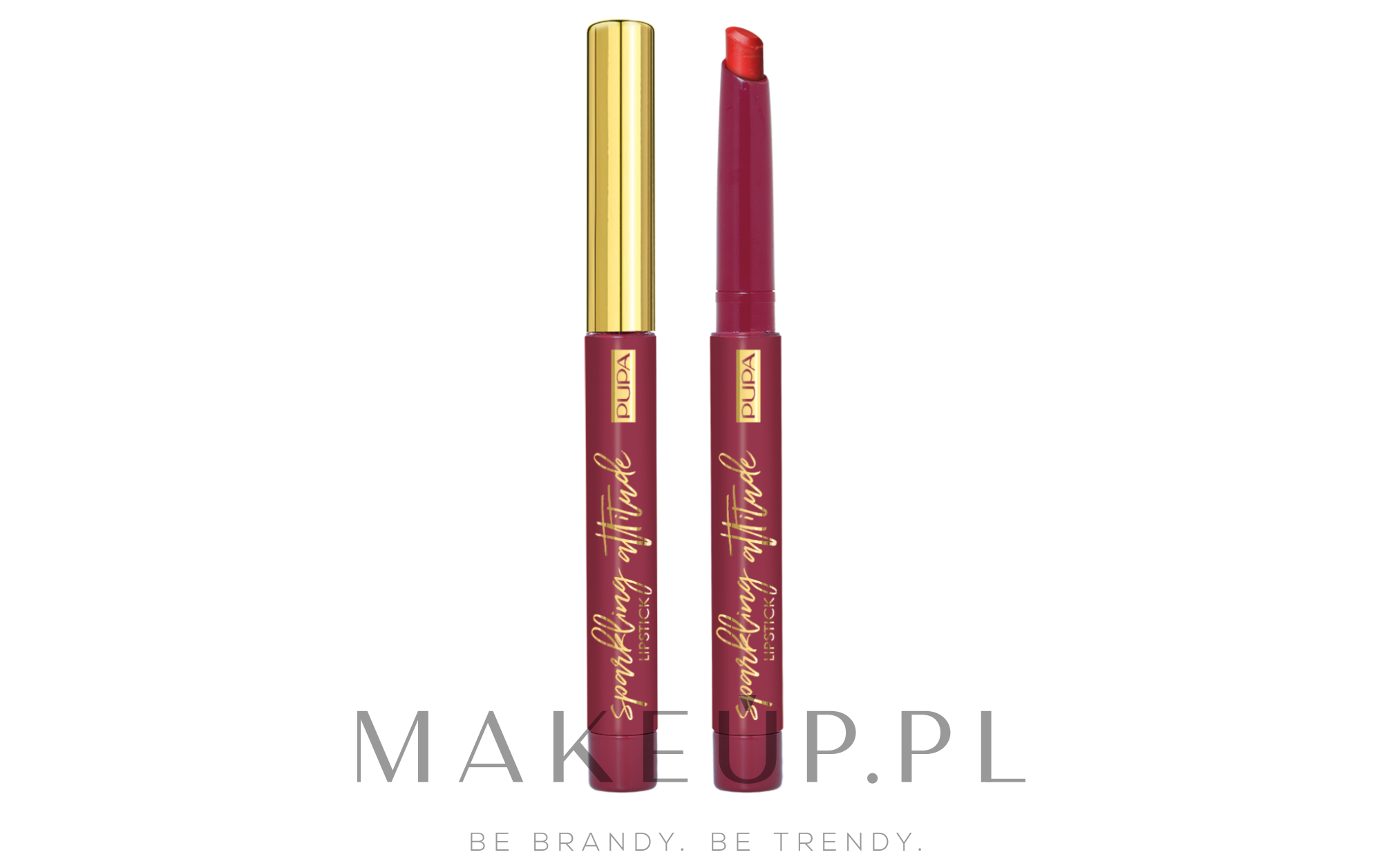 Matowa szminka do ust - Pupa Sparkling Attitude Matt Effect Lipstick  — Zdjęcie 001 - Precious Cherry