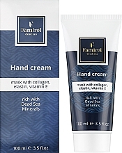 Kremowa maska do rąk z kolagenem, elastyną, witaminą E - Famirel Hand Cream — Zdjęcie N3