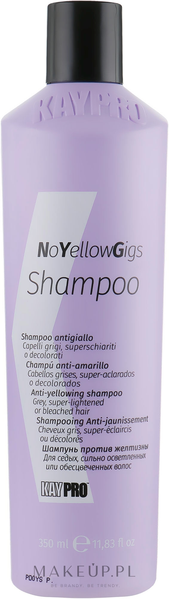 Szampon przeciw żółtym odcieniom - KayPro NoYellowGigs Shampoo — Zdjęcie 350 ml