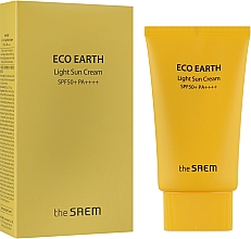 Kup Lekki krem ​​do opalania - The Saem Eco Earth Power Light Sun Cream SPF50+ PA+++