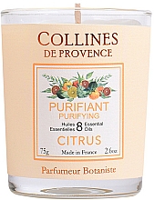 Kup Świeca zapachowa Cytrusy - Collines de Provence Purifiant Citrus Candles