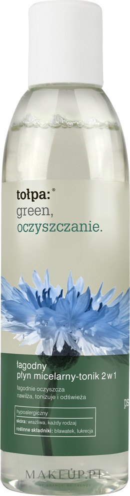 Płyn micelarny-tonik do twarzy 2 w 1 - Tołpa Green Oczyszczanie — Zdjęcie 200 ml