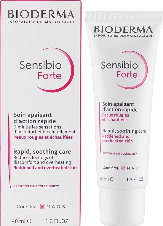 Krem o natychmiastowym działaniu łagodzącym - Bioderma Sensibio Forte Reddened Sensitive Skin — Zdjęcie N2