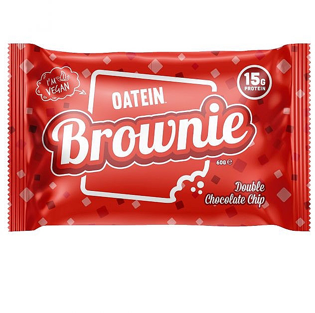 Białkowe brownie z podwójnymi kawałkami czekolady - Oatein Brownie Double Chocolate Chip — Zdjęcie N1