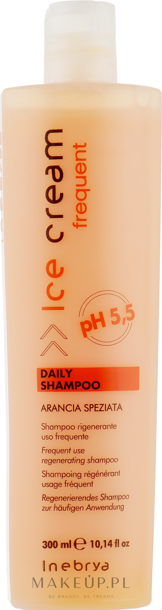Szampon do wszystkich rodzajów włosów Olej arganowy - Inebrya Frequent Ice Cream Daily Shampoo — Zdjęcie 300 ml