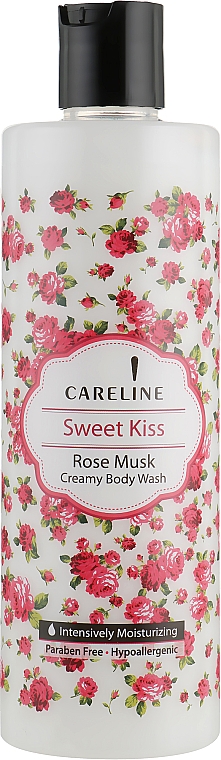 Kremowy żel pod prysznic Róża piżmowa - Careline Sweet Kiss Rose Musk Creamy Body Wash