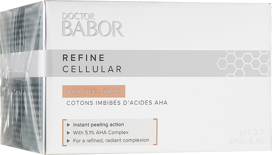 Krążki do peelingu, AHA - Babor Doctor Babor Refine Cellular AHA Peel Pads — Zdjęcie N1