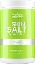 Sól do kąpieli stóp z ekstraktem z gruszki - Farmona Professional Skin Salt Extract Pear Foot Bath Salt — Zdjęcie N1