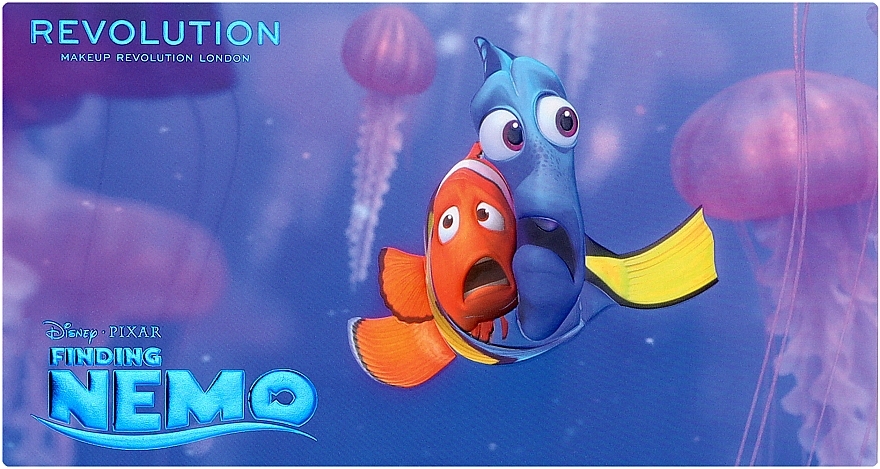 Paletka cieni do powiek - Makeup Revolution Disney & Pixar’s Finding Nemo-Inspired Shadow Palette — Zdjęcie N2