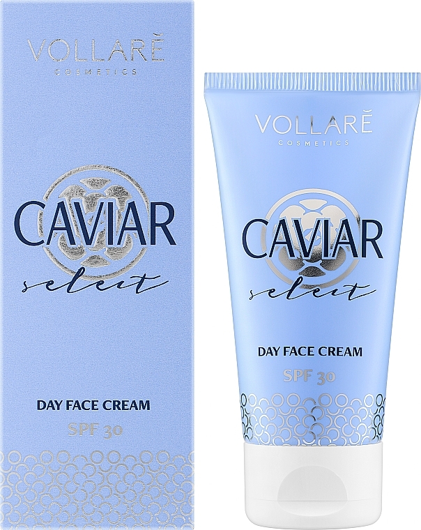 Odmładzający krem ​​na dzień z czarnym kawiorem - Vollare Cosmetics Caviar Extract Soothing Day Face Cream SPF 30 — Zdjęcie N2