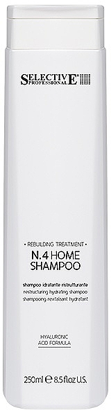 Szampon do pielęgnacji włosów w domu - Selective Professional Rebuilding Treatment №4 Home Shampoo — Zdjęcie N1