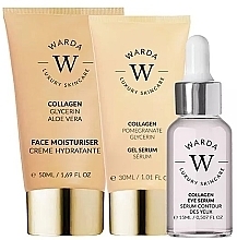 Kup Zestaw - Warda Skin Lifter Boost Collagen (f/cr/50ml + gel/ser/30ml + eye/ser/15ml)