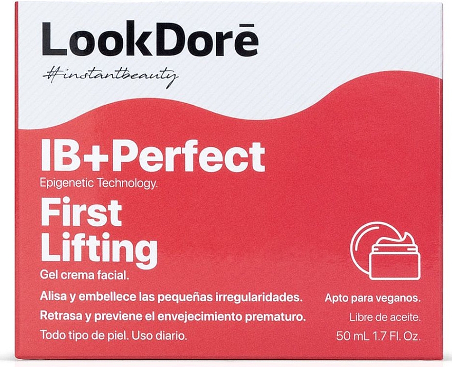 Żelowy krem do twarzy - LookDore IB+Perfect Facial Gel Cream First Lifting — Zdjęcie N2
