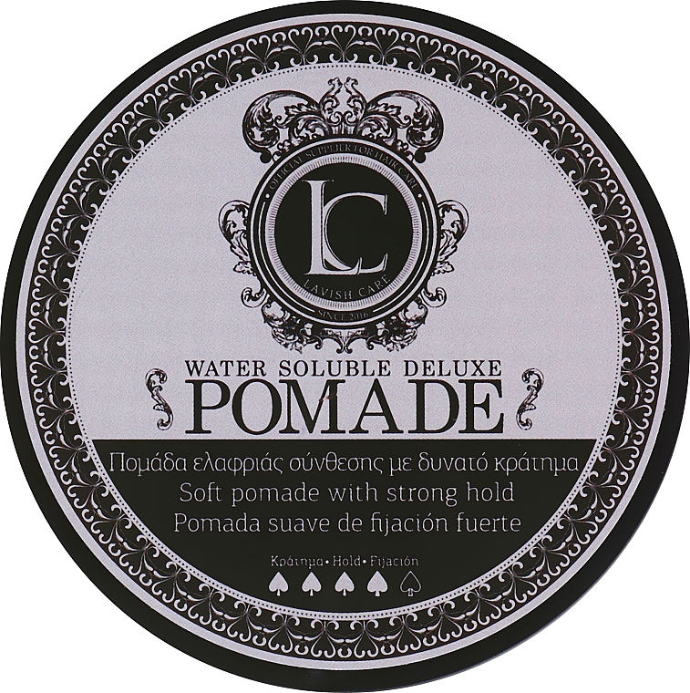 Mocna pomada do włosów dla mężczyzn - Lavish Care Water Soluble Deluxe Pomade Soft Pomade With Strong Hold — Zdjęcie N1