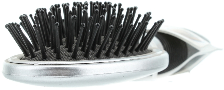 Szczotka do włosów - Titania Haircare Brush Siver&Black — Zdjęcie N2