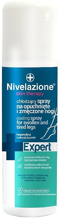 Chłodzący spray na opuchnięte i zmęczone nogi - Farmona Nivelazione Skin Therapy Expert Cooling Spray — Zdjęcie N1