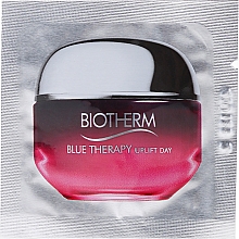 Liftingujący krem przeciwzmarszczkowy do twarzy - Biotherm Blue Therapy Red Algae Lift Cream (próbka)  — Zdjęcie N1