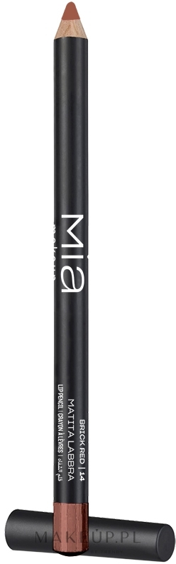 Konturówka do ust - Mia Makeup Matita Labbra Lip Pencil — Zdjęcie 14 - Brick Red