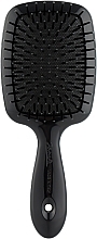 Prostokątna szczotka pneumatyczna 17,5 x 7 cm, czarna - Janeke Rectangular Air-Cushioned Brush Magnum Black — Zdjęcie N1
