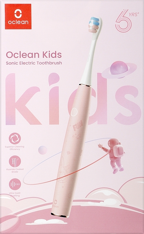 Elektryczna szczoteczka do zębów dla dzieci, różowa - Oclean Kids Electric Toothbrush Pink — Zdjęcie N1