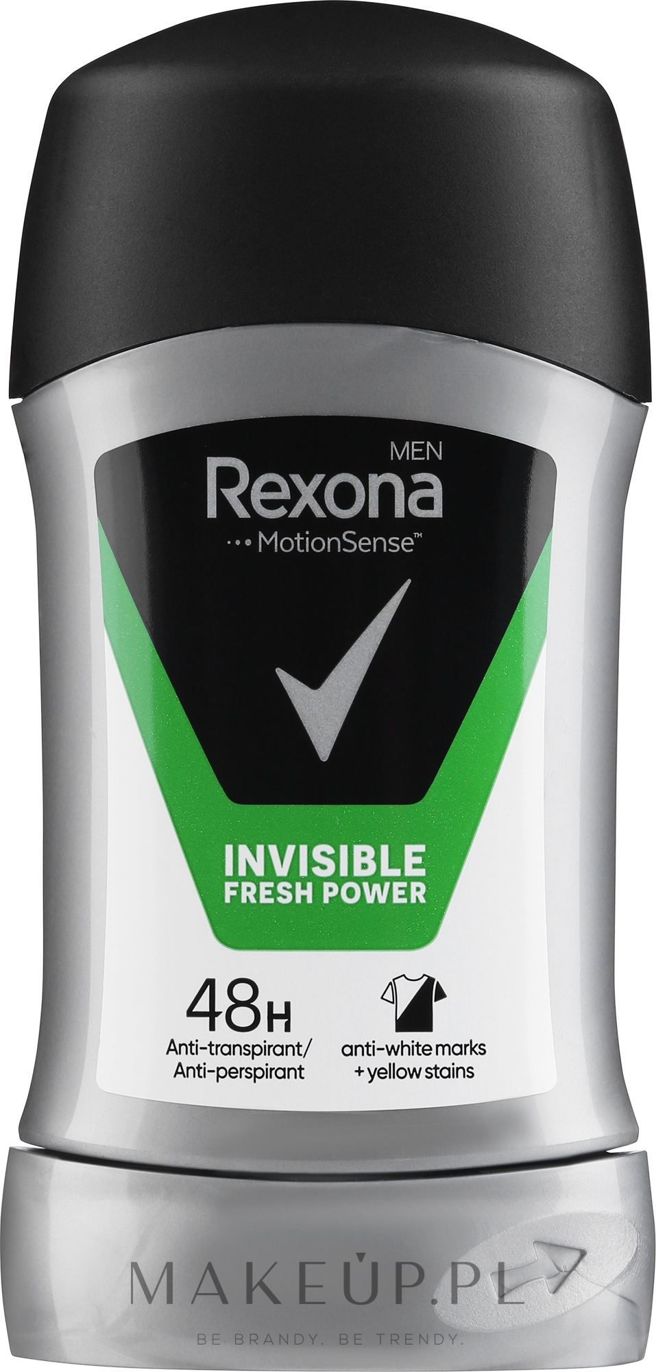 Antyperspirant w sztyfcie dla mężczyzn - Rexona Men Invisible Fresh Power — Zdjęcie 50 ml