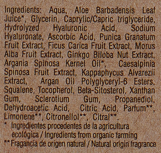 Serum do twarzy z kwasem hialuronowym i witaminą C - Kueshi Naturals Persimmon Hilauronic + Vit-C Advanced Serum — Zdjęcie N4