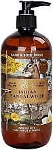 Kup Żel do mycia rąk i ciała Indyjskie drzewo sandałowe - The English Soap Company Anniversary Indian Sandalwood Hand & Body Wash